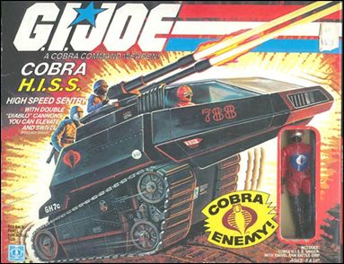 G.I. Joe: A Real American Hero 3 3/4" Basic Vehicles and Playsets figure 13 H.I.S.S. (High Speed Sentry)