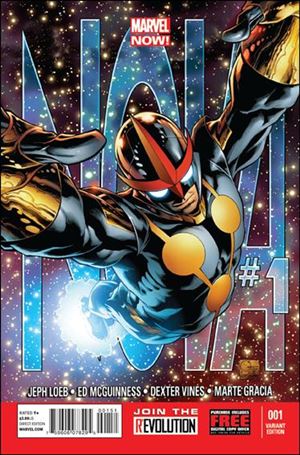 Nova (2013) issue 1-C Joe Quesada 1:100 Cover