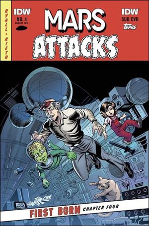 Mars Attacks: First Born issue 4-B Loston Wallace Subscription Cover
