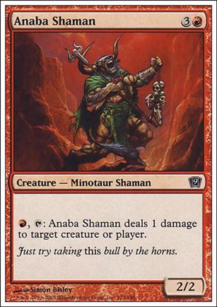 Magic the Gathering: 9th Edition (Base Set) card 172 Anaba Shaman