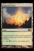 Magic the Gathering: 2012 Core Set (Base Set) card 229 Sunpetal Grove