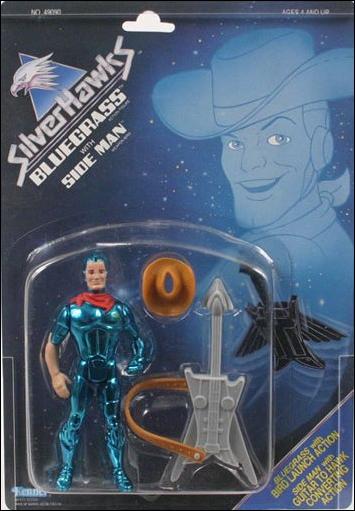 Silverhawks figure 1 Bluegrass with Side Man