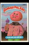 Garbage Pail Kids: Series 06 (Base Set) card 212b Air-Head Jed