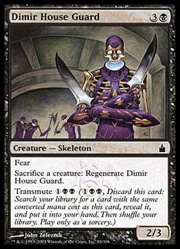Magic the Gathering: Ravnica (Base Set)  card 83 Dimir House Guard