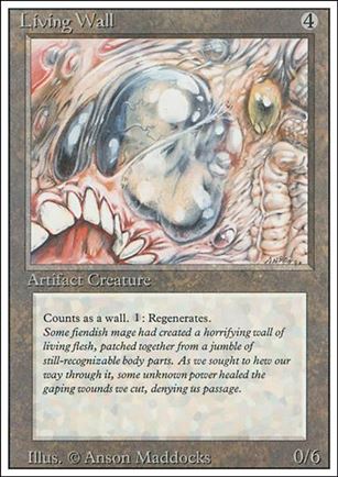 Magic the Gathering: Revised (Base Set) card 263 Living Wall