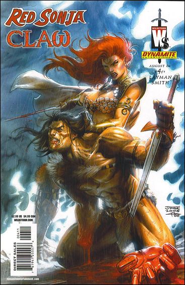 Red Sonja/Claw: The Devil's Hands issue 4-B Jim Lee & Gabriele Dell'Otto Cover
