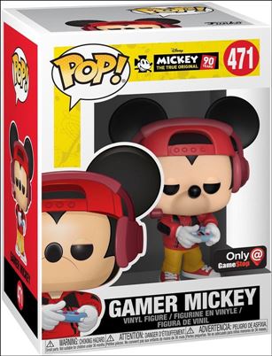 POP! Disney figure 471 Gamer Mickey GameStop Exclusive