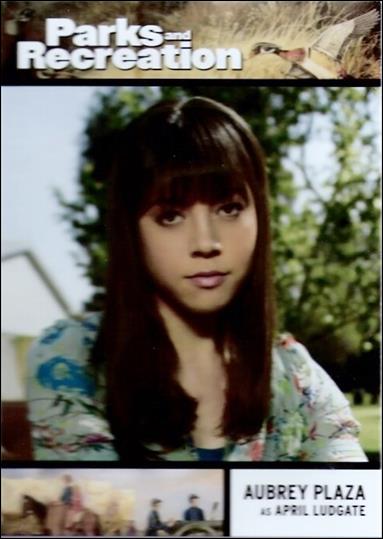 Parks and Recreation: Seasons 1 - 4 card 73 Aubrey Plaza as April Ludgate