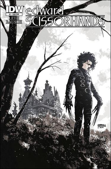 Edward Scissorhands issue 1-B Gabriel Hardman Subscription Cover
