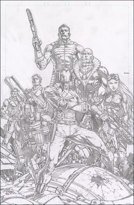 G.I. Joe (2024) issue 1-M David Finch B&W 1:500 Cardstock Cover