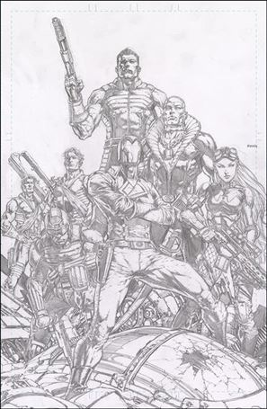 G.I. Joe (2024) issue 1-M David Finch B&W 1:500 Cardstock Cover