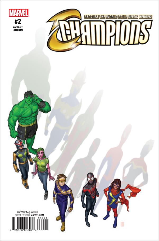 Champions (2016) issue 2-D Michael Choi Cover