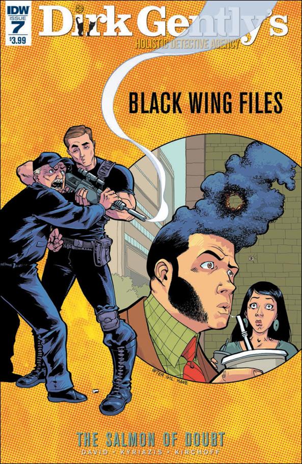 Dirk Gently's Holistic Detective Agency: The Salmon of Doubt issue 7 Ilias Kyriazis Cover