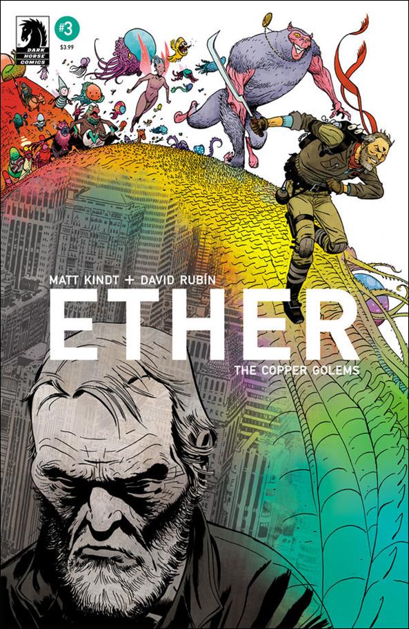 Ether: The Copper Golems issue 3-B Marcos Martin Cover