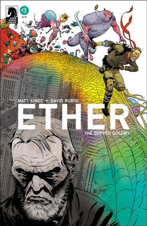 Ether: The Copper Golems issue 3-B Marcos Martin Cover