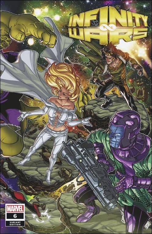 Infinity Wars issue 6-B Javi Garron Connecting Cover