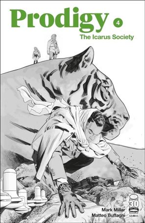 Prodigy: The Icarus Society issue 4-B Matteo Buffagni B&W Cover