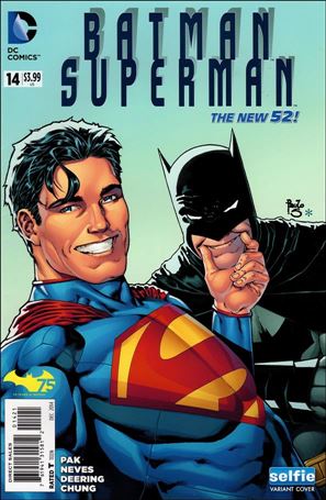Batman/Superman (2013) issue 14-B Matteo Scalera Selfie Cover