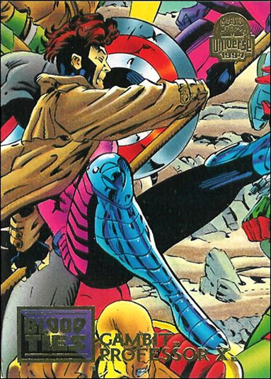 Marvel Universe: Series 5 (Base Set) card 32 Gambit and Professor X