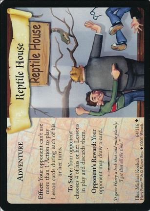 Harry Potter (Base Set) card 64 Reptile House