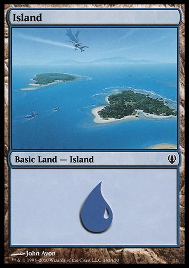 Magic the Gathering: Archenemy (Base Set) card 141 Island