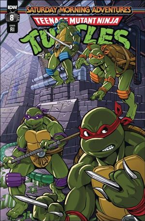 Teenage Mutant Ninja Turtles: Saturday Morning Adventures Continued issue 8-C Brothers Escorza 1:10 Cover
