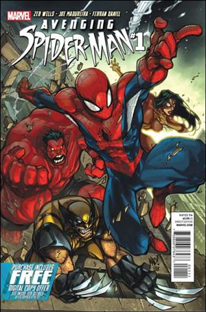 Avenging Spider-Man issue 1-B Unbagged Joe Madureira Cover