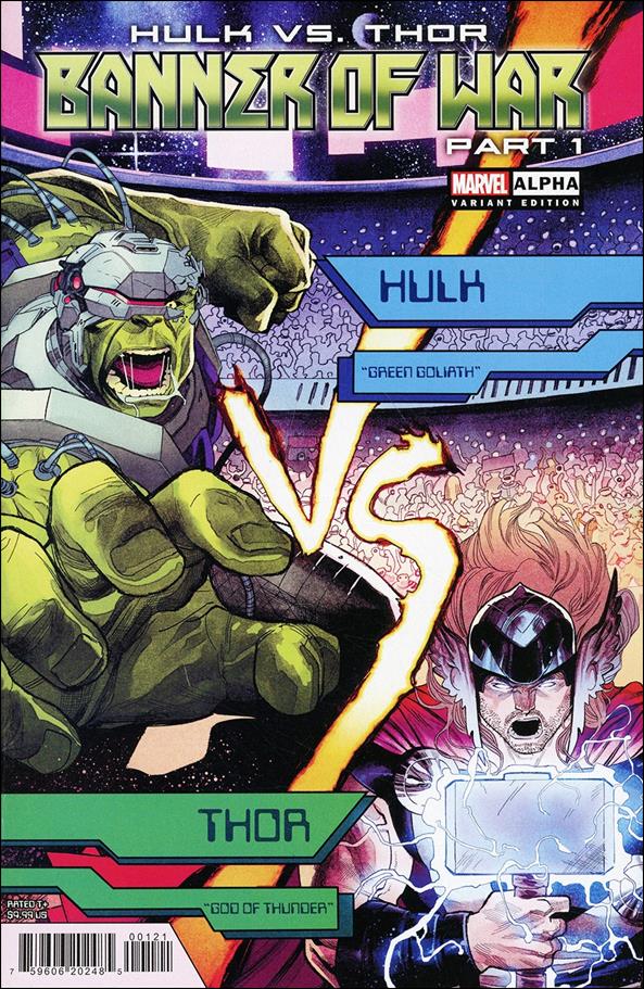 Hulk vs. Thor: Banner of War Alpha issue 1-F Martin Coccolo 1:25 Cover