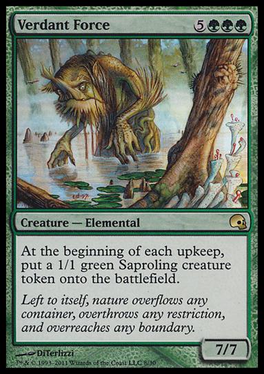 Magic the Gathering: Premium Deck Series: Graveborn (Base Set) card 8 Verdant Force