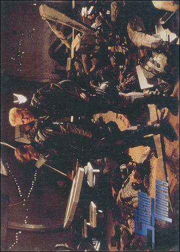 Starship Troopers: Series 1 (Base Set) card 27 Last Stand