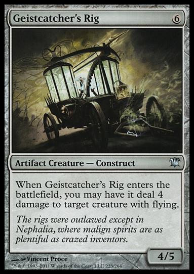 Magic the Gathering: Innistrad (Base Set) card 223 Geistcatcher's Rig