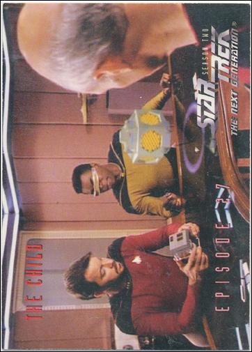 Star Trek: The Next Generation - The Episode Collection Season Two (Base Set) card 138 The Child, Episode 27C