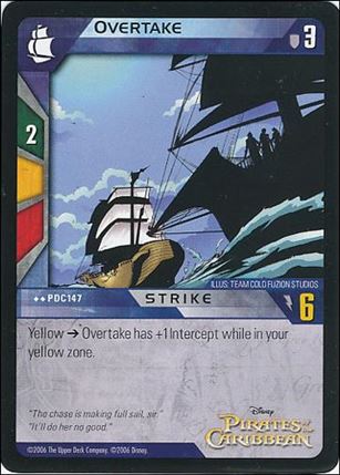 Pirates of the Caribbean - Dead Man's Chest (Base Set) card PDC147 Overtake