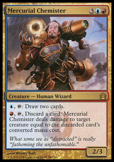 Magic the Gathering: Return to Ravnica (Base Set) card 180 Mercurial Chemister