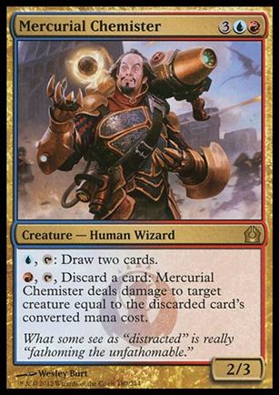 Magic the Gathering: Return to Ravnica (Base Set) card 180 Mercurial Chemister