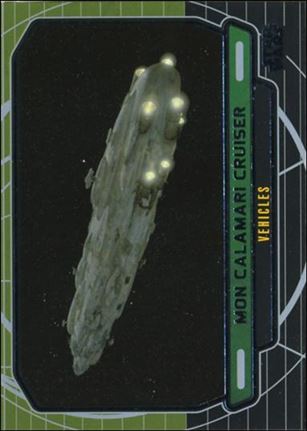 Star Wars Galactic Files (Base Set) card 295 Mon Calamari Cruiser Vehicles