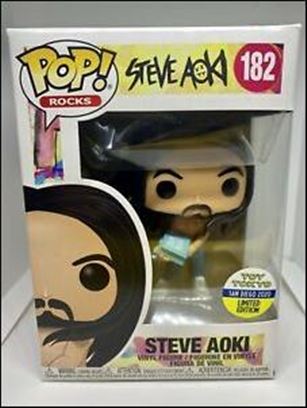 Pop! Rocks figure 182 Steve Aoki (Toy Tokyo Exclusive)