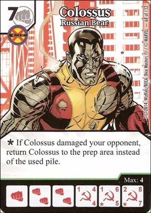Marvel Dice Masters Avengers vs. X-Men  card 68 Colossus: Russian Bear