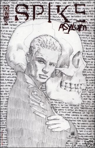 Spike: Asylum issue 2-C Red Foil Sketch Cover