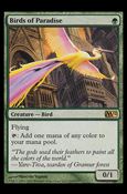 Magic the Gathering: 2012 Core Set (Base Set) card 165 Birds of Paradise