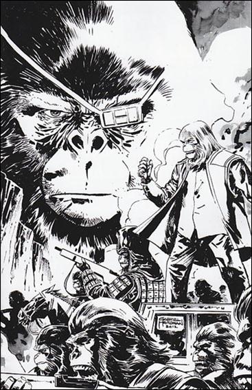 Exile on the Planet of the Apes issue 4-C Gabriel Hardman Virgin Cover
