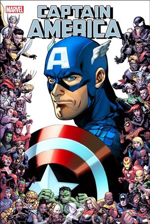 Captain America (2018) issue 13-C Emanuela Lupacchino Marvel 80th Frame Cover