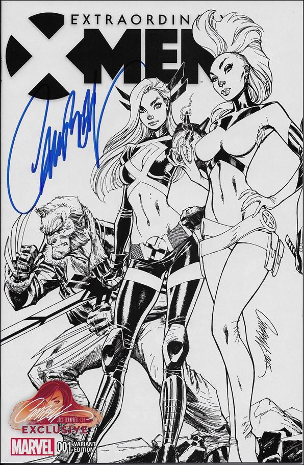 Extraordinary X-Men issue 1-J J. Scott Campbell Store B&W Cover