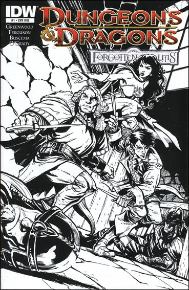 Dungeons & Dragons: Forgotten Realms issue 1-D Steve Ellis 1:25 B&W Cover