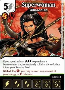 DC Comics Dice Masters World's Finest card 100 Superwoman: Amazonian