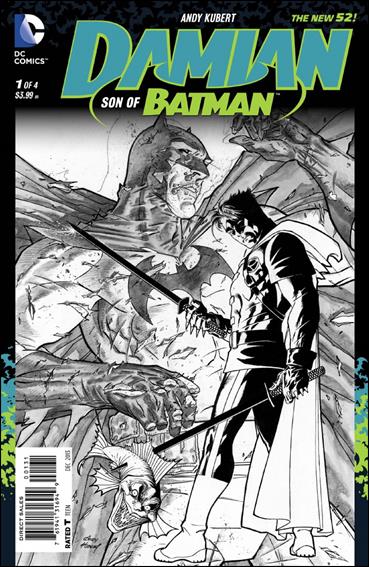Damian: Son of Batman issue 1-C Andy Kubert 1:100 Sketch Cover