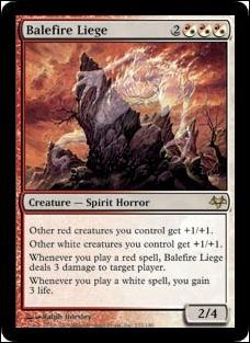 Magic the Gathering: Eventide (Base Set) card 132 Balefire Liege