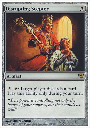 Magic the Gathering: 9th Edition (Base Set) card 295 Disrupting Scepter