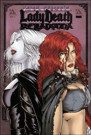 Medieval Lady Death Belladonna issue 1/2-K Platinum Foil Cover 1/950