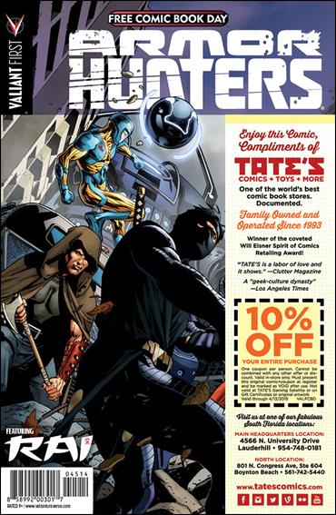 Valiant FCBD 2014 Armor Hunters Special issue nn-CQ Tate's Comics Cover